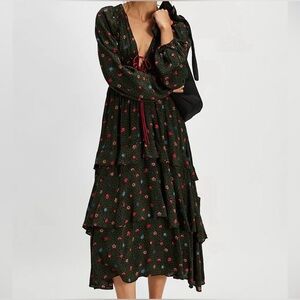 chinese dress ladies Free People Women's Bluebell Maxi Dress, Cool Combo, S at Amazon Women's  Clothing store